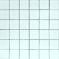 1563355-1 Vit glasmosaik med matt yta. Storlek: 4,7x4,7 cm