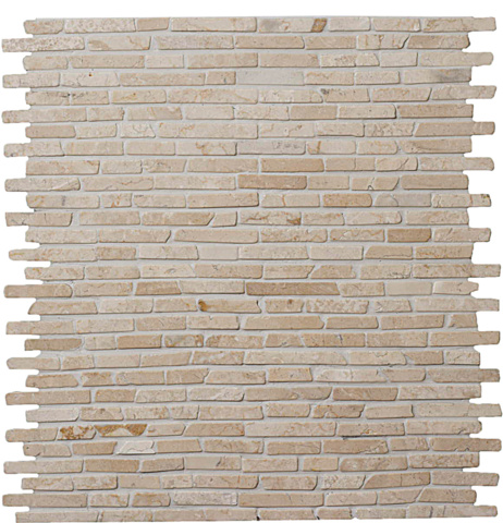 1563357-1 Dekorativ stavmosaik i natursten. Arkstorlek: ca 30x30 cm