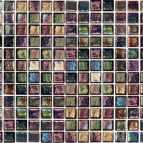 1563361-1 Svart lyxig mosaik. Arkstorlek: 49x31 cm