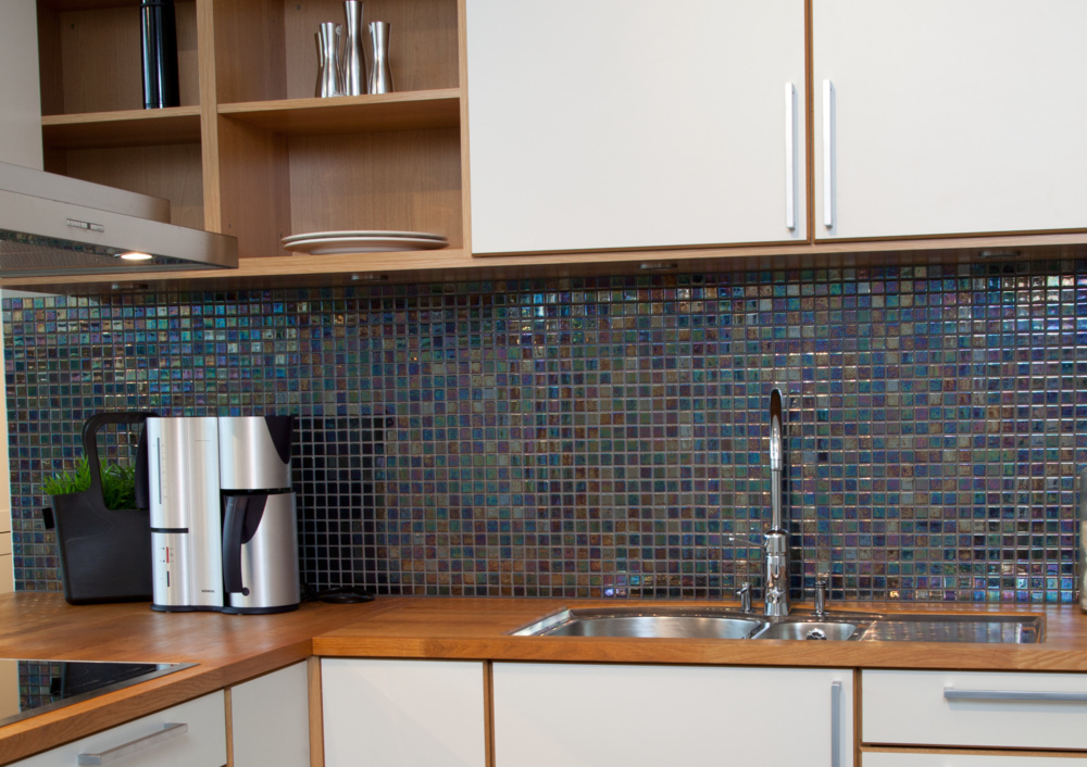 1563361-2 Svart lyxig mosaik. Arkstorlek: 49x31 cm