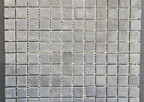Mosaik med äkta natursten. Storlek: 2,3x2,3 cm