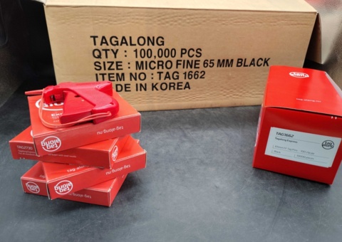 Review - Tagging guns and tag pins - Tagalong Express, 65 mm, black pins