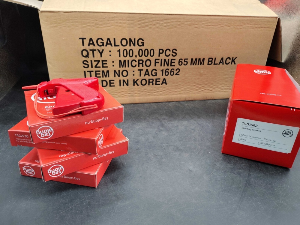 1576212-1 Review - Tagging guns and tag pins - Tagalong Express, 65 mm, black pins