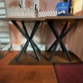 1536028-8 Lot of restaurant furniture - 20 tables and 65 chairs
