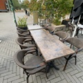 1536029-7 Lot of outdoor furniture - 20 tables and 56 chairs