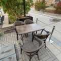 1536029-10 Lot of outdoor furniture - 20 tables and 56 chairs
