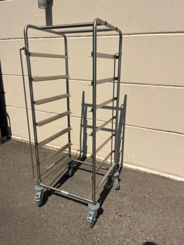 1436534-3 Demoexemplar CS711H Molins diskkorgvagn med gejderlåsning fram och bak