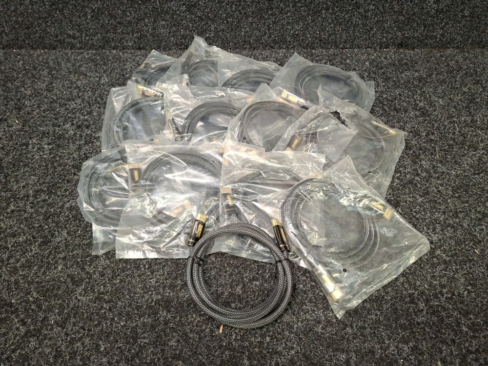 1579013-2 13 pcs HDMI cables Textile 1.5 m Black