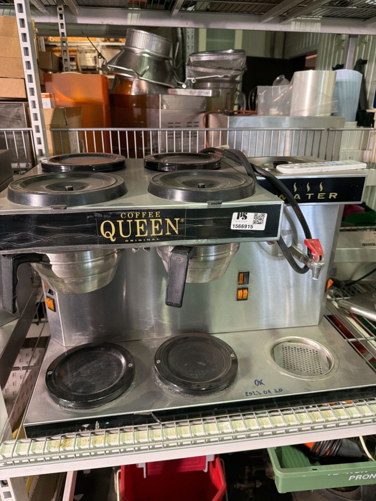 1566915-1 Kaffemaskin med hetvattenkran - Coffee Queen