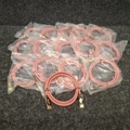 1579015-2 15 pcs HDMI cables Textile 1.5 m Red