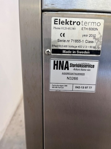 1436540-5 Elektrotermo spis ETH 6060fk