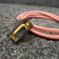 1579016-4 24 st VGA-kablar Textil 1,5 m Röd