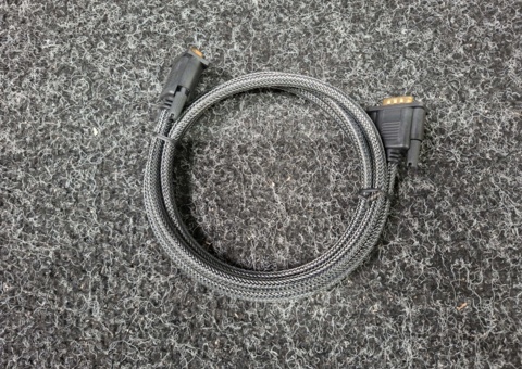 35 pcs VGA cables Textile 1.5 m Black