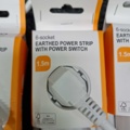 1579018-6 10 st Grenuttag Deltaco jordade med strömbrytare 6-Socket 1,5 m