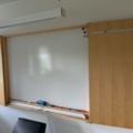 1544896-8 Kontorsinredning - Fåtöljer Lammhults, whiteboard, m.m.