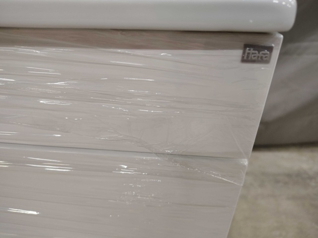 1578993-5 Commode with washbasin - Hafa, 80 cm, high-gloss white