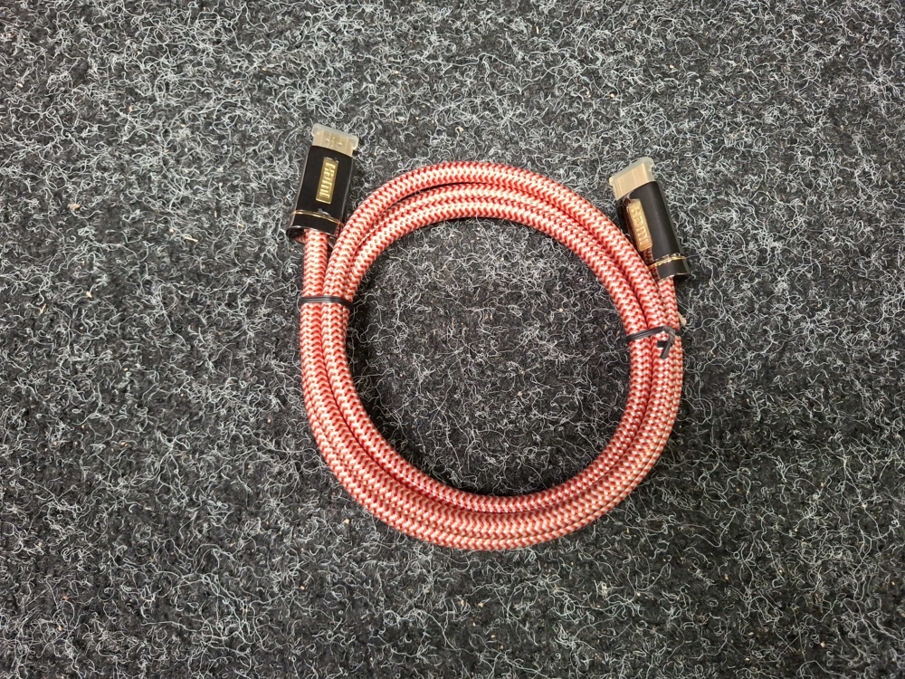 1579015-1 15 pcs HDMI cables Textile 1.5 m Red
