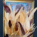 1536054-2 Collection of wall decorations and paintings with botanical elements