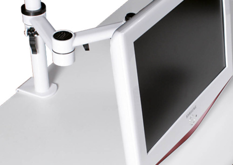 3 st Monitorarmar V3 Silver