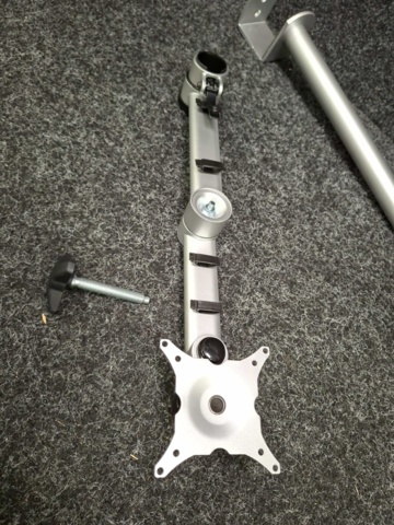 1579022-11 3 pcs Monitor Arms V3 Silver