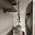 1578727-4 Sink corner backsplash Weixiö sink with rinsing and draining