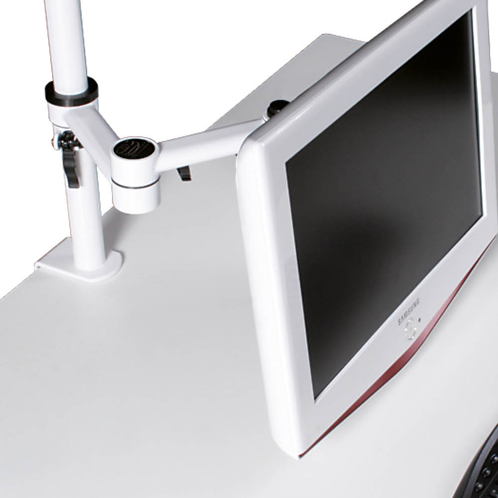 1579026-1 3 pcs Monitor Arms V3 Silver