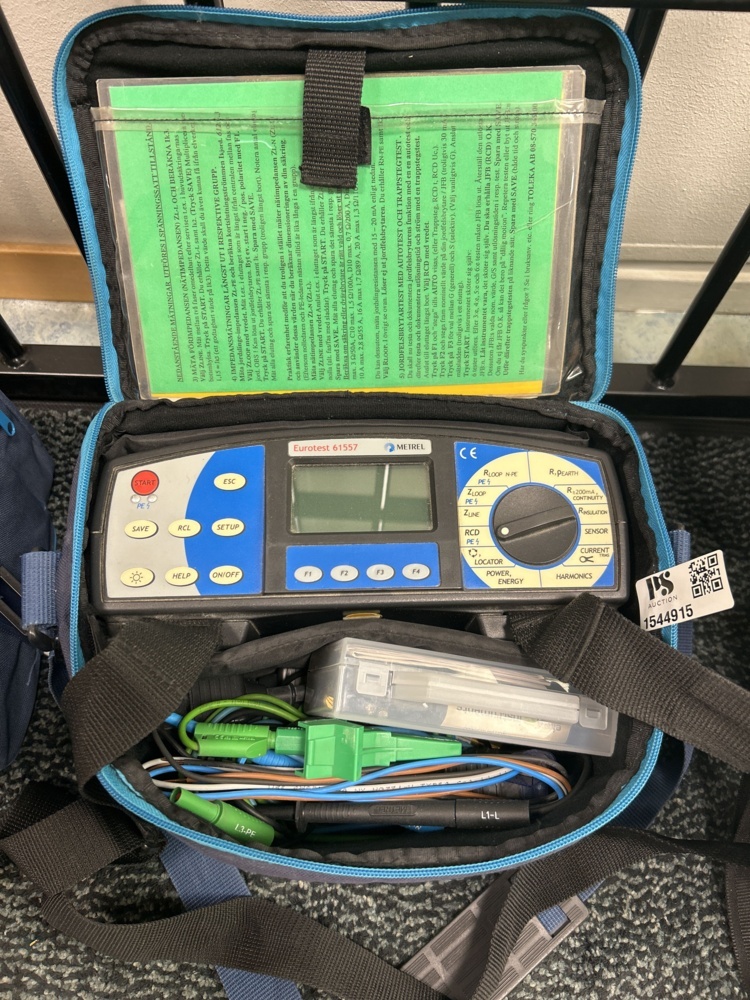 1544915-1 Installation tester - Metrel Eurotest 61557