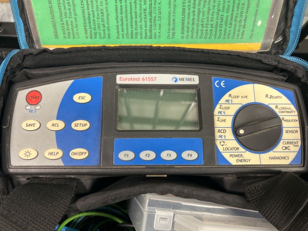 1544915-2 Installation tester - Metrel Eurotest 61557