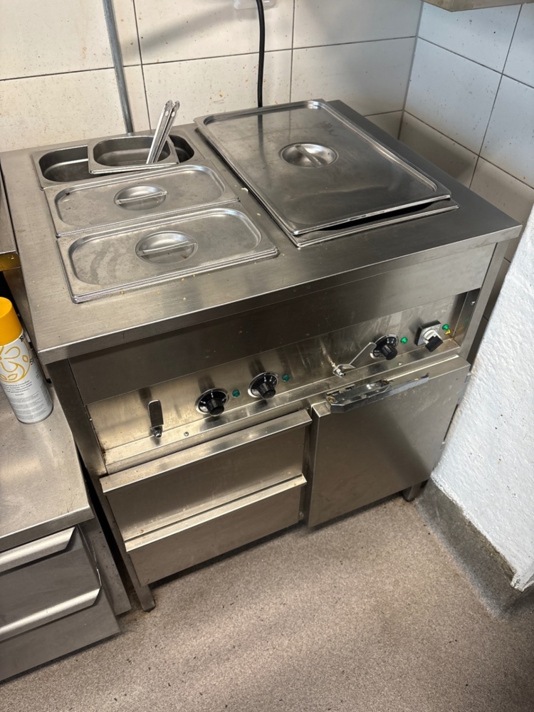 1536066-2 Stainless steel warming bench