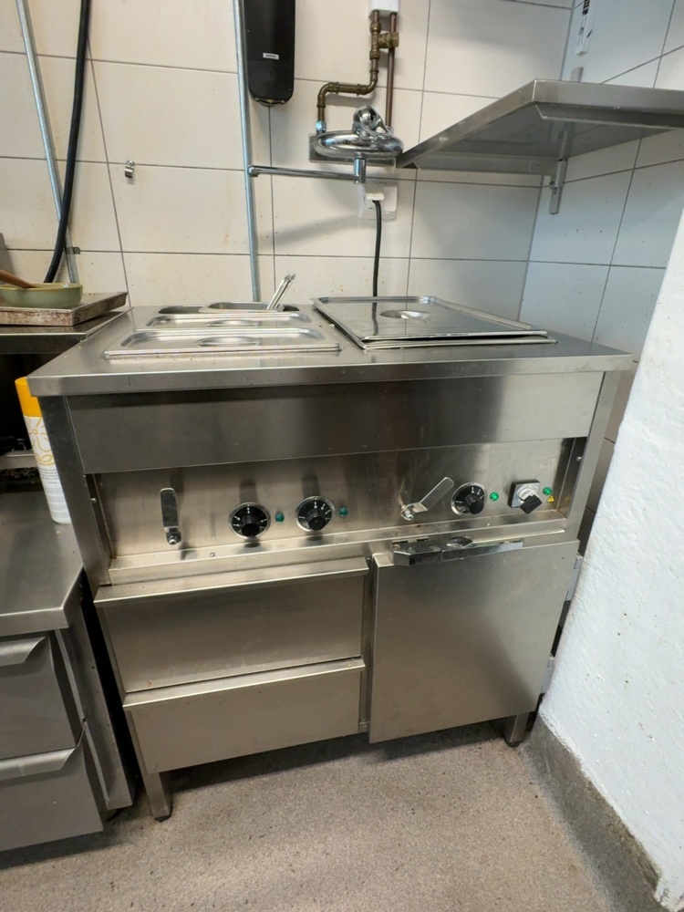 1536066-1 Stainless steel warming bench
