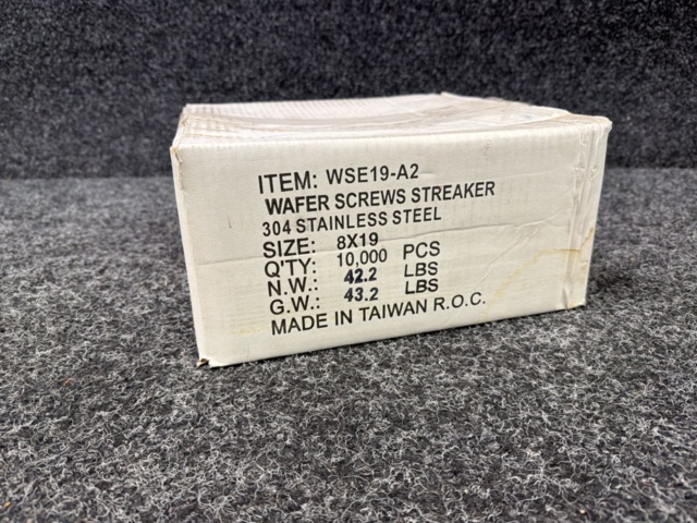 1579129-1 Approx. 10,000 pcs. Mounting screw 4.2x19mm - stainless steel