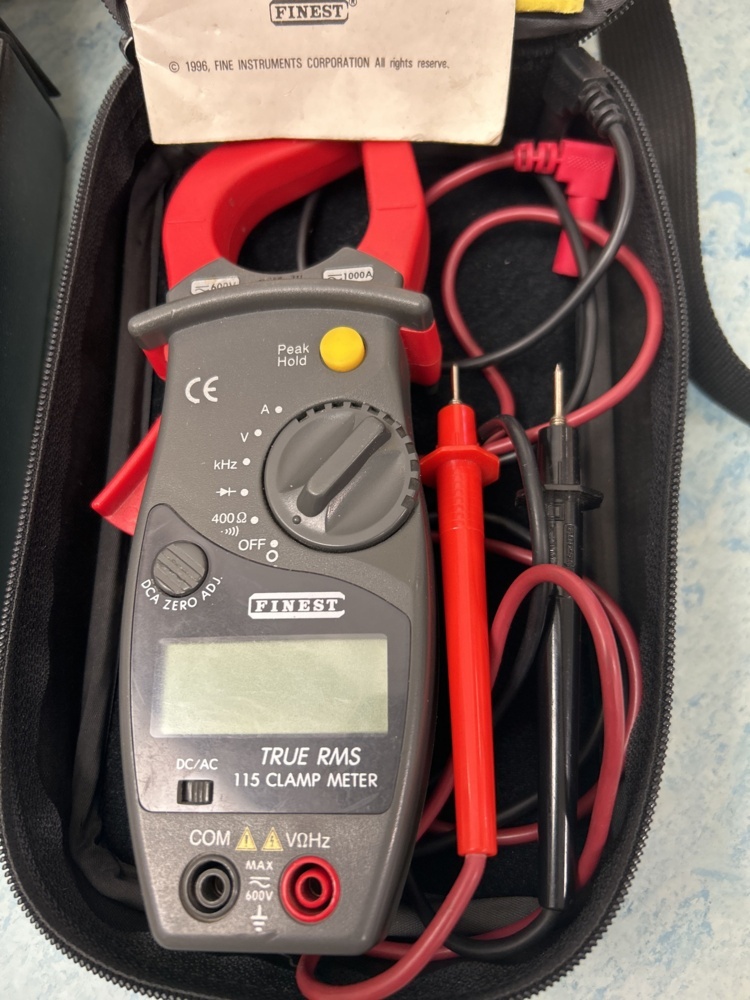 1544926-2 Measuring instruments - Finest 115 Clamp Meter, Elma 1335 Lightmeter