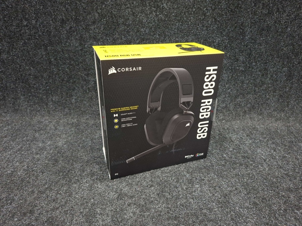 1579146-2 Gamingheadset Corsair HS80 RGB (carbon)