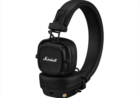 Trådlösa hörlurar Marshall Major V, On-Ear (Svart)