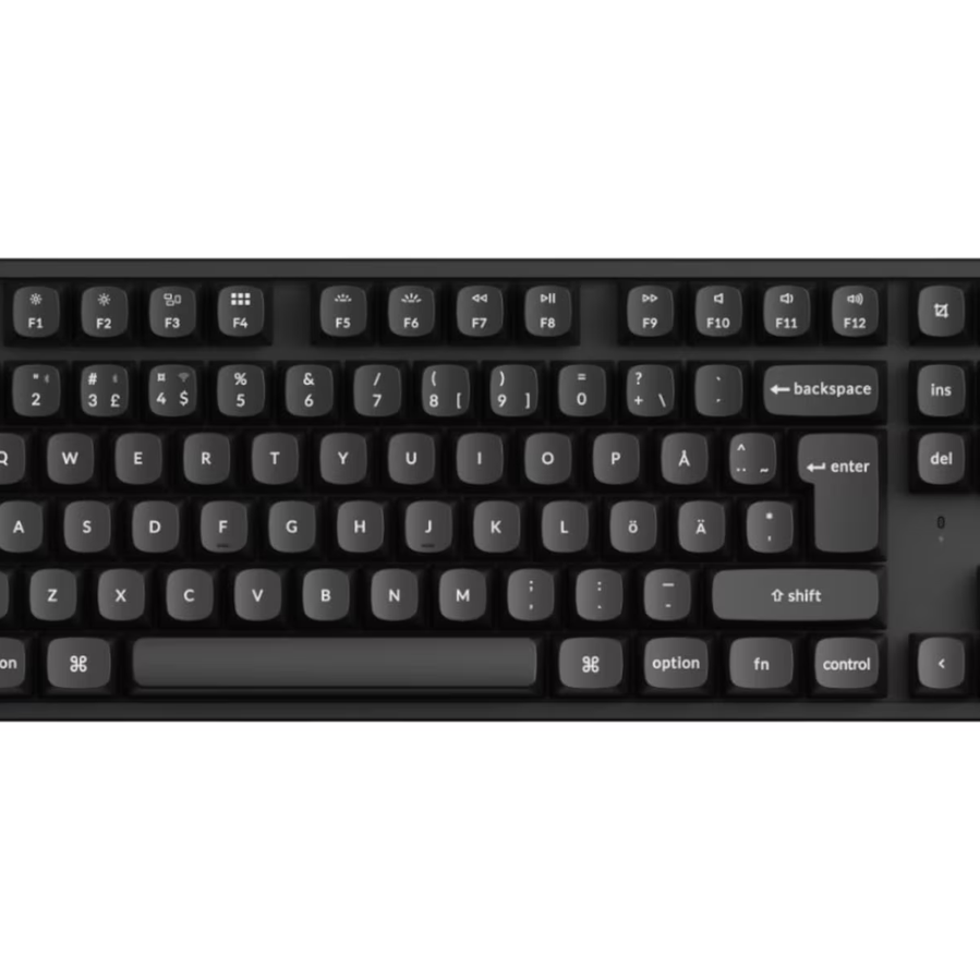 1579155-1 Trådlöst gamingtangentbord Keychron K8 HE SE (trä/svart)