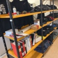 1544935-6 Sheet metal shelves 3 sections