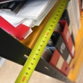 1544935-8 Sheet metal shelves 3 sections