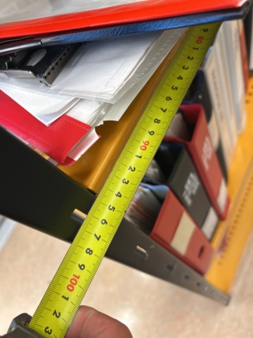 1544935-8 Sheet metal shelves 3 sections