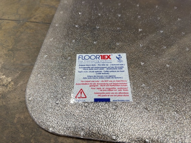 1579100-2 Floor protection Floortex Polycarbonate 1200x1500 mm