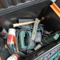 1564864-3 Large lot of tools, power tools and parcel trolleys