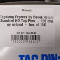 1578842-5 Märkpistoler och etikettfästen - Tagalong/Banok, 40 mm, nylon
