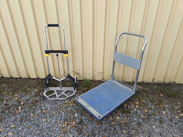 1564864-13 Large lot of tools, power tools and parcel trolleys