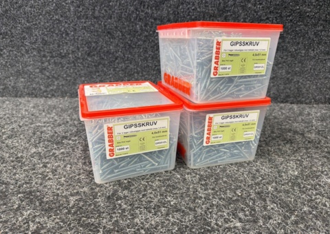 3000 st Gipsskruv 4,0x51 mm Grabber