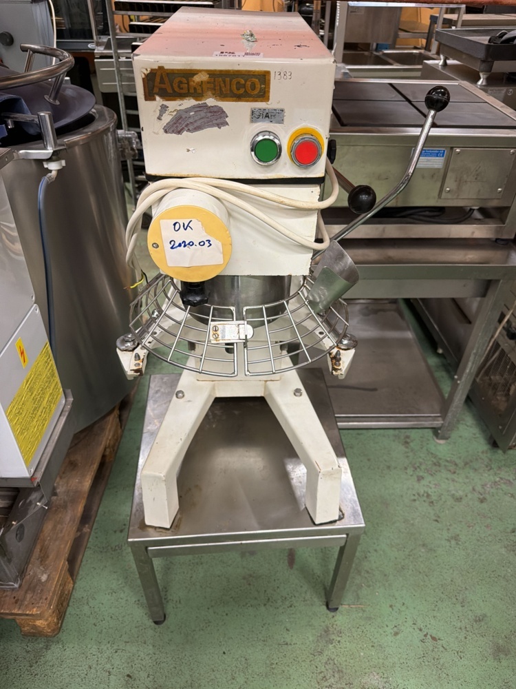 1567011-1 Planetary mixer on stainless steel stand - Agrenco