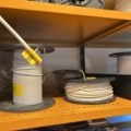 1544947-9 Two shelves with contents