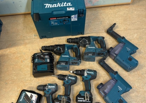 Tool kit with accessories - Makita