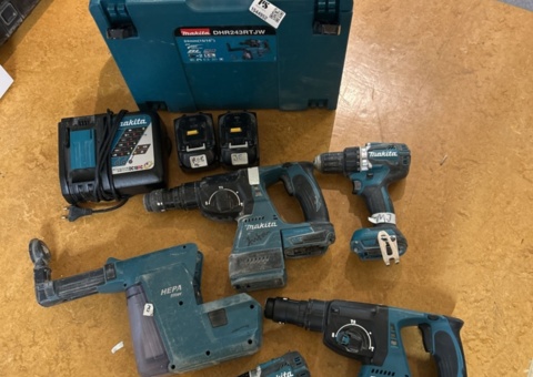 Tool kit with accessories - Makita
