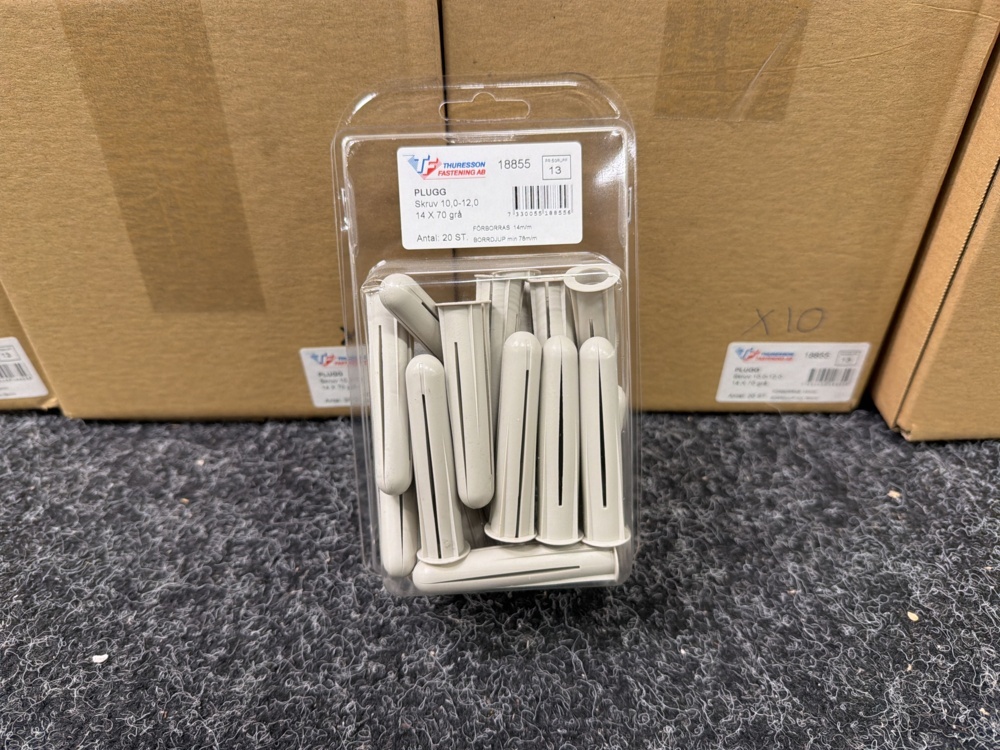 1579589-2 Ca 800 st Plugg 14x70mm, Thuresson Fastening