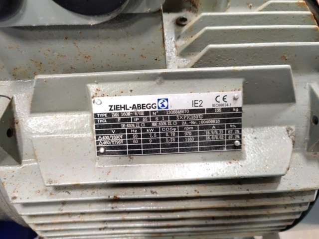 1579649-13 Fläktmotor Ziel-abegg ER80C-6DN.K7.1R