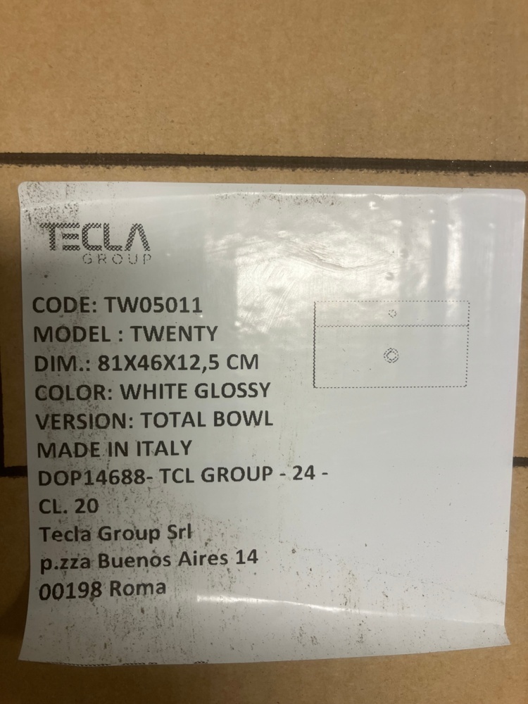 1524791-2 Washbasin - Tecla Twenty TW05011